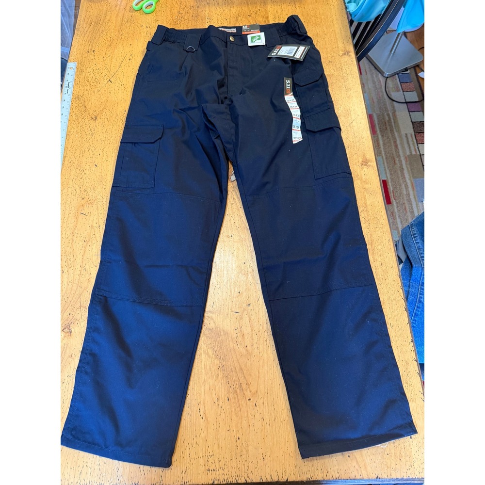 New 5.11 Tactical Taclite Pro 38x34 Mens Dark Navy Ripstop Cargo Work Pants